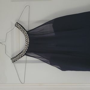 David's Bridal Navy Blue Bridesmaids dress